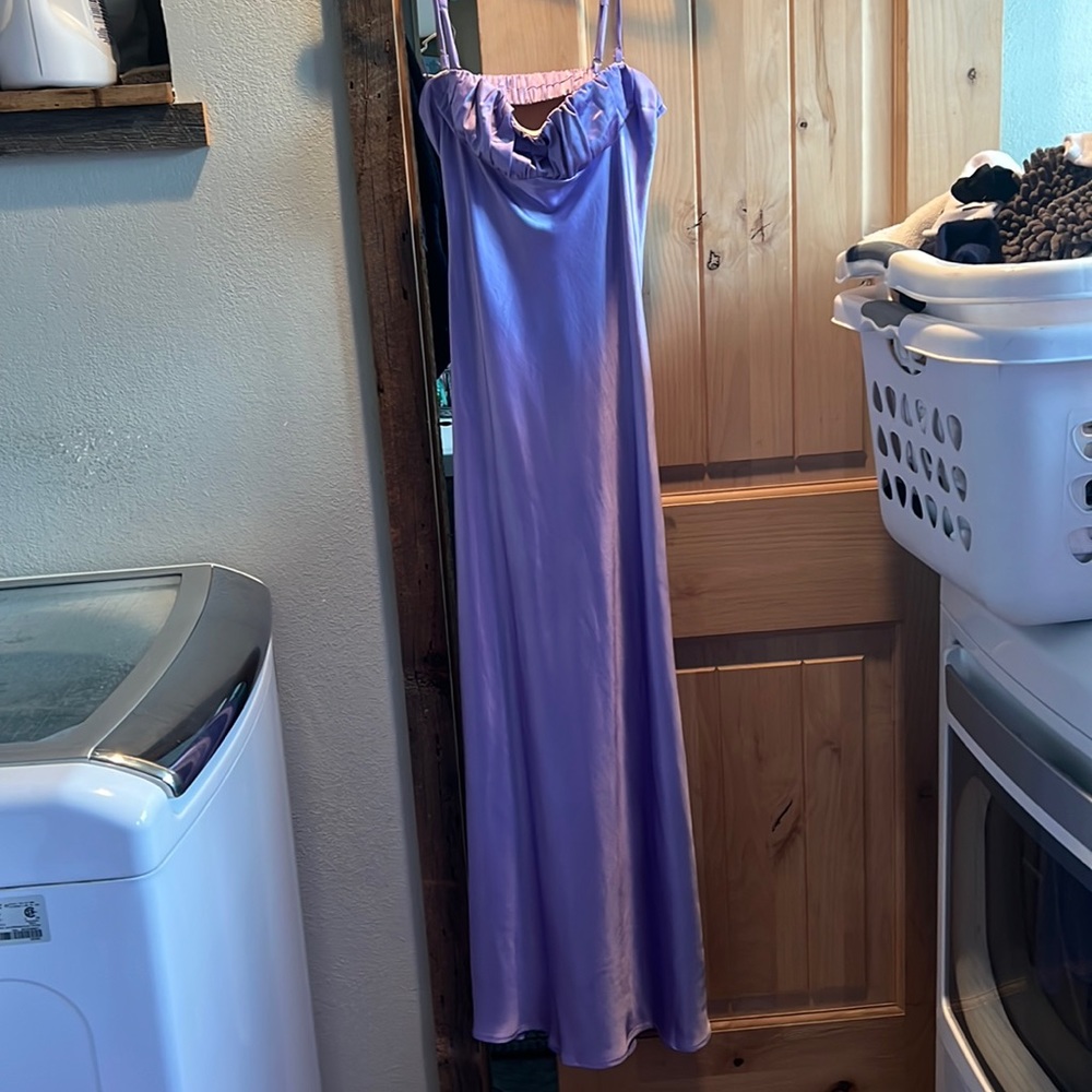Prom dress only worn once from beginning boutique!!